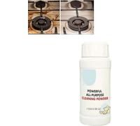 Polvo limpiador de cocina súper fuerte, potente limpiador de polvo multiusos para el hogar, multifuncional y fuerte, limpiador de cocina de acero inoxidable (110 g, 1 unidad)