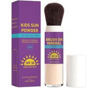 Polvo Mineral Protector Solar para Niños SPF 30, Ligero Transpirable Duradero, Suave para Piel Seca Y Sensible (1 Pcs)