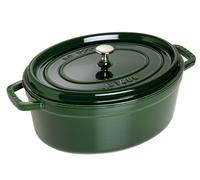 Polvo olla ovalada de hierro fundido 40509-365-0 - verde 5,5 ltr