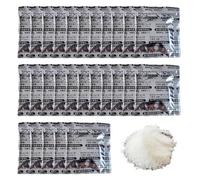 Polvo para, 50 bolsas de gel absorbente de inodoro de coagulación rápida, desodorante seguro para el baño, adultos, mascotas, viajes, pañales públicos para bebés, al aire libre, hogar