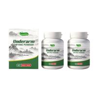 Polvo para axilas secas 24 horas, 50 g, polvo vegetal sin talco, frescura y confort duraderos, detiene el sudor eficazmente y desodoriza, suave con la piel.