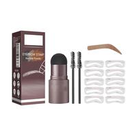 Polvo para cejas de tres colores, ideal para cejas y línea del cabello, suave y sedoso, apto para todo tipo de cejas y color de cabello.