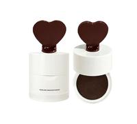 Polvo para cubrir instantáneamente las canas, corrector rápido para raíces de cabello gris, cejas y barba, retoque de raíces para cabellos grises y finos (Dark Brown)