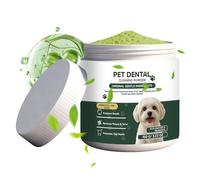 Polvo para dientes de perro - 100 g Limpieza natural para el cuidado | Polvo para el aliento de perros: higiene bucal eficaz sin cepillarse los dientes para un aliento fresco y diente limpios,