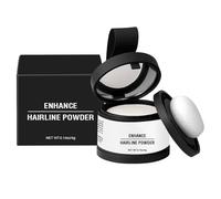 Polvo para la línea del cabello para mujeres, polvo de retoque de raíces, aplicador incluido, corrector de pelo resistente al agua, duradero, cobertura de canas, herramienta de sombreado para un