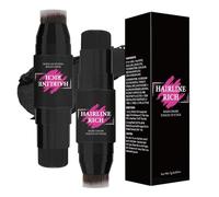 Polvo para las raíces del cabello de las mujeres - Pluma colorante natural resistente al agua, contorno de belleza de larga duración para el cabello fino uso diario y viajes
