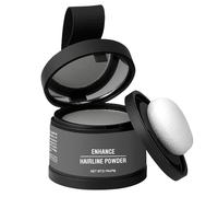 Polvo para sombrear el cabello, polvo reforzado para la línea del cabello, cubre las líneas del cabello, las grietas y las canas al instante, colores naturales - Adecuado para la escuela, la oficina y