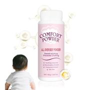 Polvo Post Ducha 100g - Polvo Para Control Del Sudor,Producto Antitranspirante No Pegajoso Para Cuerpo Completo Axilas Gluteos Mujer Joven Adulto Mayor Deportista