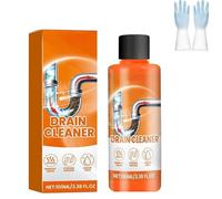 Polvo potente 4 en 1 para desatascar tuberías, spray limpiador para fregaderos y desagües, agente de dragado de tuberías, limpieza profunda, para inodoros, cocinas, baños y duchas (1pcs)