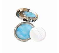 Polvo prensado facial de control de aceite, polvo prensado de gelatina, polvo fijador de maquillaje facial, sin polvo, delicado y agradable al tacto, acabado mate impecable de larga duración