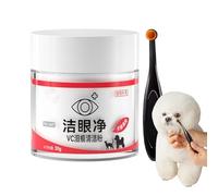 Polvo Quitamanchas De Lágrimas Para Mascotas 30 G | Limpiador Ojos Perros | Alivia Las Marcas De Lágrimas Y El Enrojecimiento, Cuida Los Ojos | Ingredientes Vegetales Naturales | Para El Hogar, Viajes