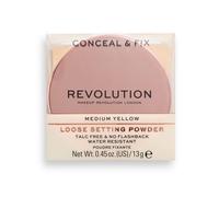 Polvo suelto makeup revolution conceal & fix medium yellow, 13 g, vega
