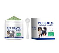 Polvo verde para dientes de perros, polvo para el aliento de perros | 80g de polvo de limpieza con extracto de plantas naturales - Ambientador para el aliento de perros, productos para el cuidado de l