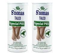 Polvos de Talco para Pies 100g - Desodorante para Pies y Calzado Elimina el Mal Olor (2 Unidades)
