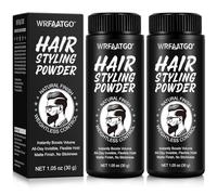 Polvos Pelo Hombre 60g, Polvos Texturizantes Pelo Hombre, Polvo Voluminizador para Cabello, Volumen Instantáneo, Efecto Mate Natural, Polvo Texturizante Sin Residuos, Fijación de Larga Duración