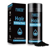 Polvos Relleno Capilar Instantaneo, Fibras Capilares, Spray en polvo para cubre Pérdida de Cabello, Polvo para el cabello de fibra de calidad Para Hombres y Mujeres, Negro