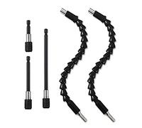 POLXLMOFXO 1/4 "Conjunto de extensión broca, eje flexible 2pcs, 3pcs Cambio rápido bits destornillador magnético