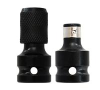 POLXLMOFXO Adaptador de zócalo telescópico hembra HEX 1 UNIDS 1/2 "Socket cuadrado a 1/4" Hex Shank Drill Bit Set extensión for destornillador eléctrico