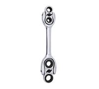 POLXLMOFXO Socket Wrench8-21mm Multifunción 72 Dientes Llave De Trinquete 12 Slave Spanner Herramientas Reparación Automóviles Doble Cabeza(Schwarz)