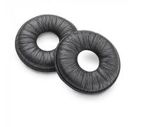 Poly 2 Almohadillas símil cuero originales Plantronics para Supra Plus / Entera / Blackwire C600 2 Almohadillas símil cuero para Supra Plus / Entera /
