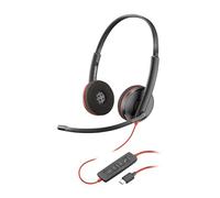 Poly Auricular Blackwire C3220 estéreo, USB-C/A Negro