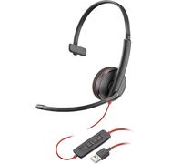 Poly auriculares blackwire 3210 monaural usb-a (paquete)