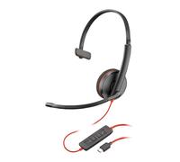 Poly auriculares blackwire 3210 monaural usb-c (paquete)