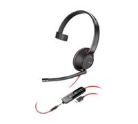Poly Auriculares Blackwire 5210 con cable, diadema, llamadas/música, USB tipo A,