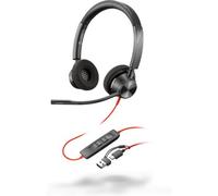 Poly Blackwire 3320 Stereo USB-C Headset +USB-C/A Adapter 8X219AA