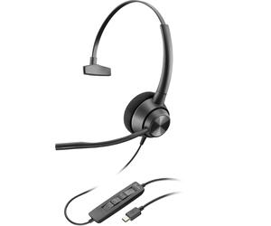Poly auriculares monoaurales encorepro 310 usb-c taa