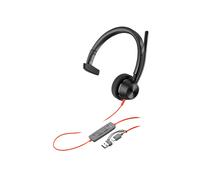 Poly Blackwire 3310 BW3310-M Audífono Mono USB-C/A Para Microsoft Teams 8X216AA