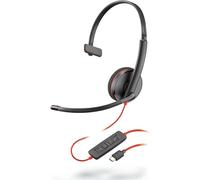 HP Poly - Blackwire C3210 Auriculares Alámbrico Diadema Oficina/Centro de llamadas USB Tipo C Negro