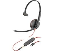 Poly Blackwire C3215 Monaural Headset +Carry Case (Bulk) 80S05A6