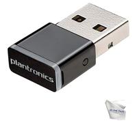 Poly BT600 USB-A Adaptador Bluetooth Dongle -211250-01 - GTW Bundle con paño de microfibra - Compatible con PC/Mac