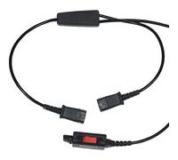 Poly Cable Y doble escucha Plantronics Cable doble escucha para auriculares Plantronics