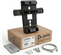 Poly CCX 350 - Soporte de pared para teléfono de escritorio CCX 350 solamente, no es compatible con otros modelos de polietileno, ajuste preciso para estaciones de trabajo y áreas comunes, fácil