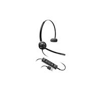 Poly - EncorePro 545 USB-A and USB-C USB Headset (Plantronics) - Acoustic Hearing Protection - Hold & Call Answer Buttons - Convertible Wearing Style