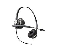 Auriculares de oficina - POLY EncorePro 720 Binaural Headset +Quick Disconnect, Circumaurales, Negro