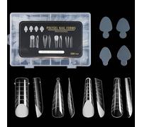 Poly Extensions Gel Duals Forms Clear Extension Tips Forms Extension Tips French Stickers Manicure Tool