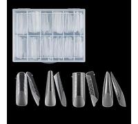Poly Extensions Gel Duals Forms Clear Extension Tips Forms Extension Tips French Stickers Manicure Tool