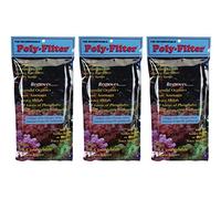 Poly Filter Poly-Bio-Marine, Fish Aquarium Filter Media Pad, 3-Pack, 4” x 8” (3-(Pack))