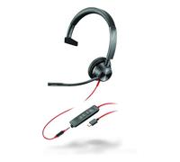 Poly Headset Blackwire C3315-M Mono USB-C/A & 3,5 mm Teams