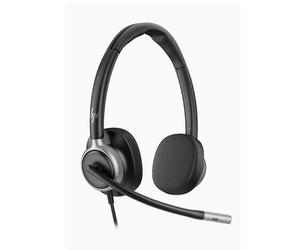 Poly HP Poly Mission 625 USB-C Dúo IA Auricular USB estéreo con USB-C (incluye adaptador a USB-A), 2 micrófonos con reducción de ruido por IA y audio super
