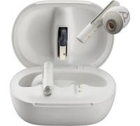 Poly Poly Voyager Free 60+ Blanco UC USB-A + Estuche táctil Auriculares bluetooth inalámbricos con dongle USB-A, incluye estuche de carga con pantalla