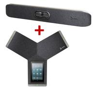 Poly Pack Poly Trio C60 IP Teams + Studio X30 Conjunto de audioconferencia y videoconferencia ideal para reuniones hasta 6 participantes
