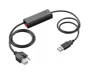 Poly Plantronics APU-76 Cable descolgador electrónico con conexión USB para auricular Plantronics serie CS500 y CS500 XD