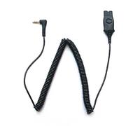 Poly / Plantronics Cable conexión Plantronics QD/jack 3,5 Cable conexión Plantronics QD/jack 3,5 para tel. Alcatel-lucent