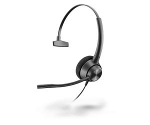 Poly Plantronics EncorePro HW310 QD Auricular ligero mono con conexión QD, tecnología SoundGuard y reducción de ruido ideal para teléfonos fijos