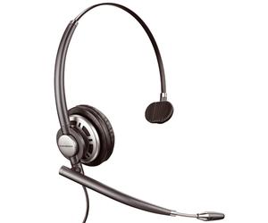 Poly Plantronics EncorePro HW710 Auriculares Mono con micrófono de varilla y almohadillas - ideal para uso intensivo en oficinas