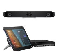 Poly / Plantronics Pack Poly Studio G9 Plus + Studio V52 para sala mediana Barra de vídeo 4K impulsada por IA, tablet táctil y mini PC HP: ¡implanta fácilmente salas de